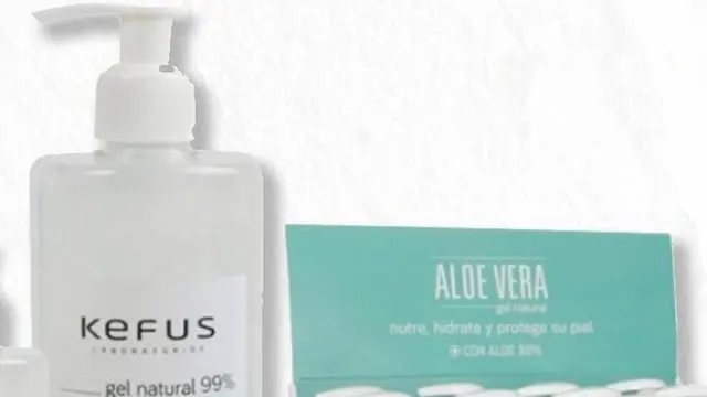 Gel de aloe vera natural para calmar la piel después del tratamiento